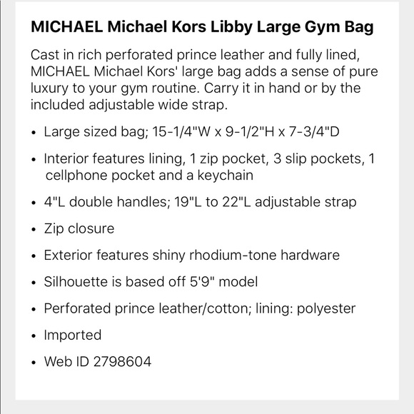 Michael Kors Libby bag - Picture 3 of 5